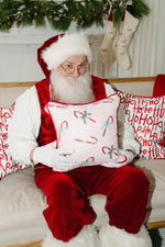 Children's Santa Pillow in Pink