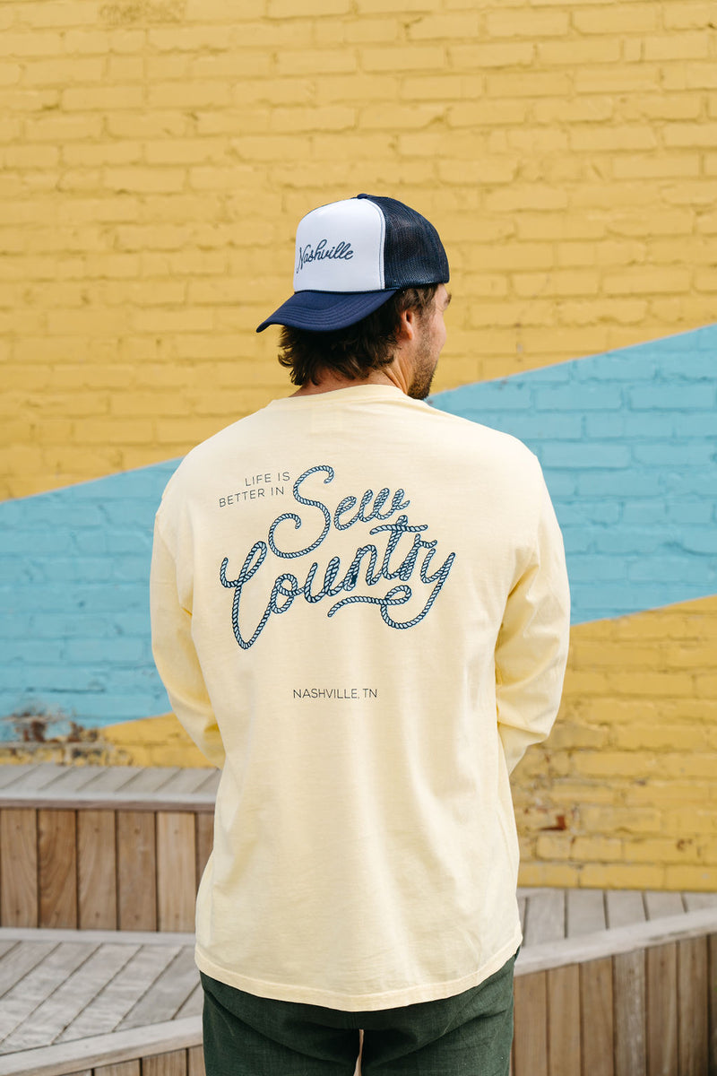 'Life is Better in Sew Country' Long Sleeve Tee