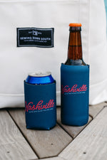 SDS Nashville Rope Navy Koozie, 4 PACK (Skinny or Standard)