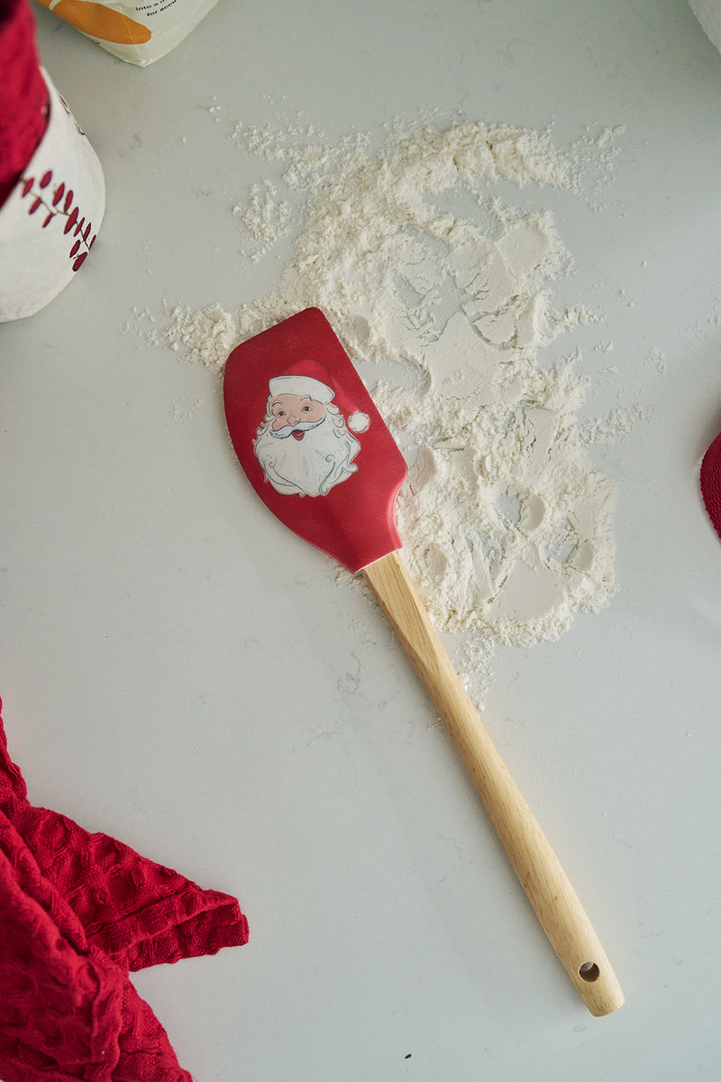 Santa Apron + Spatula Bundle