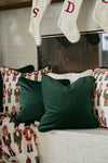 Nutcracker Stripe Pillow, in Spruce