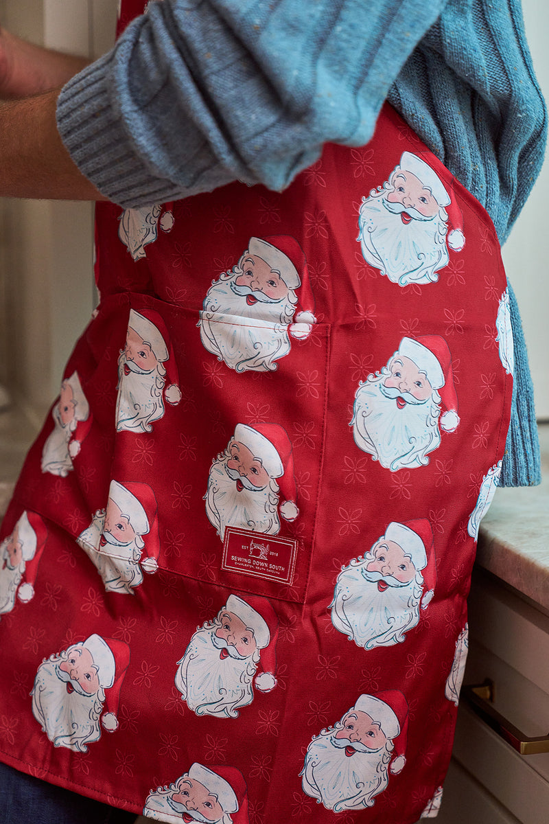 Santa Apron + Spatula Bundle