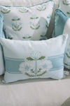 Bee & Florals Collection: Victorian Floral in Blue Pillow